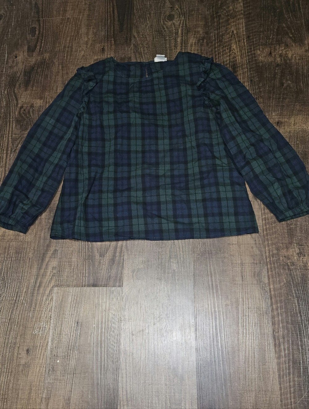 Crewcuts Plaid Top